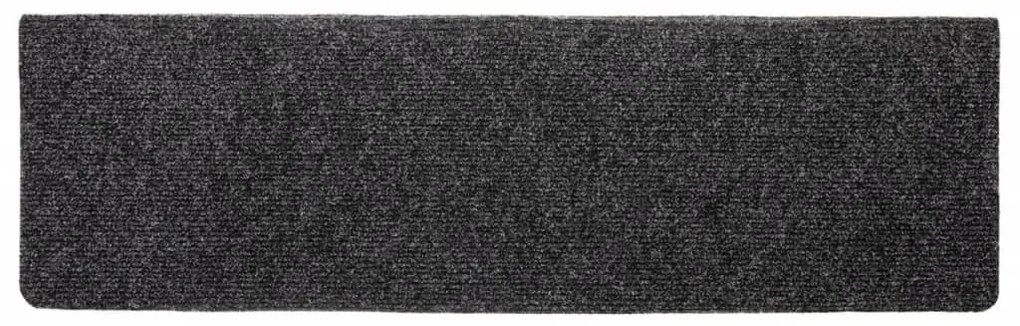 10 db szürke tűlyukasztott lépcsőszőnyeg 65x21x4 cm