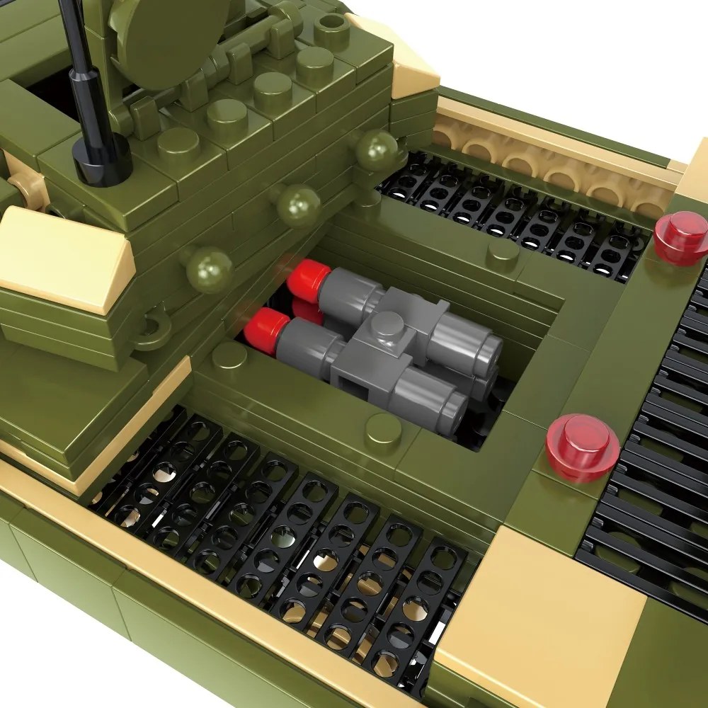 COGO® 3384 | lego-kompatibilis építőjáték | 780 db építőkocka | Nagy élethű tank