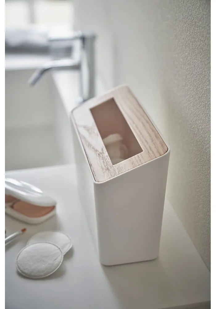 Fehér műanyag irodai szemetes 2,3 l Rin – YAMAZAKI