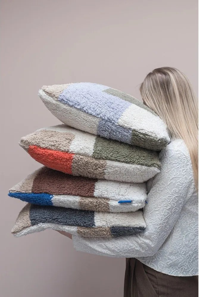 Pamut párnahuzat 50x50 cm Brick – Mette Ditmer Denmark