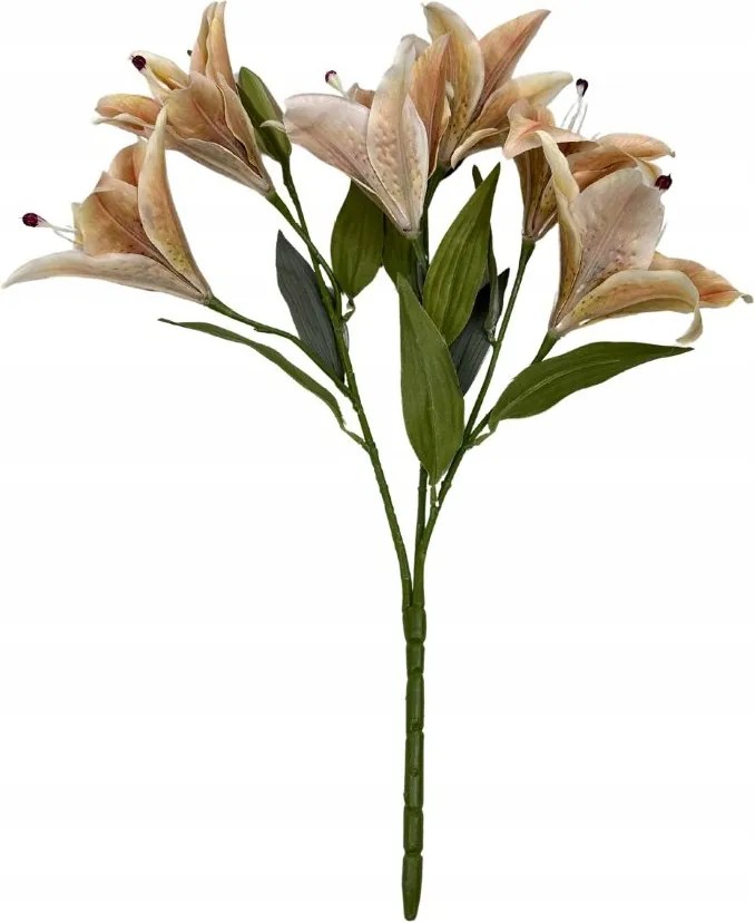 Műliliom csokor 60 cm világos barna