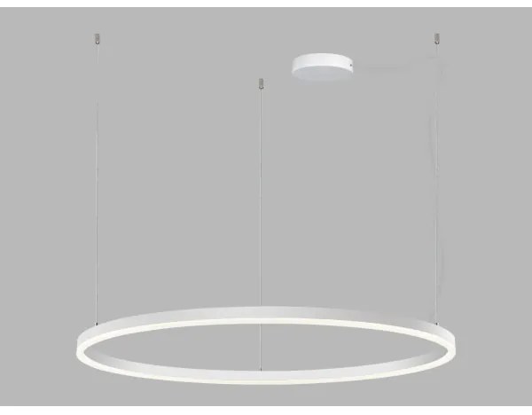 LED2 - LED Dimmelhető csillár zsinóron CIRCLE 80W/230V 3000K/4000K átm. 100cm fehér