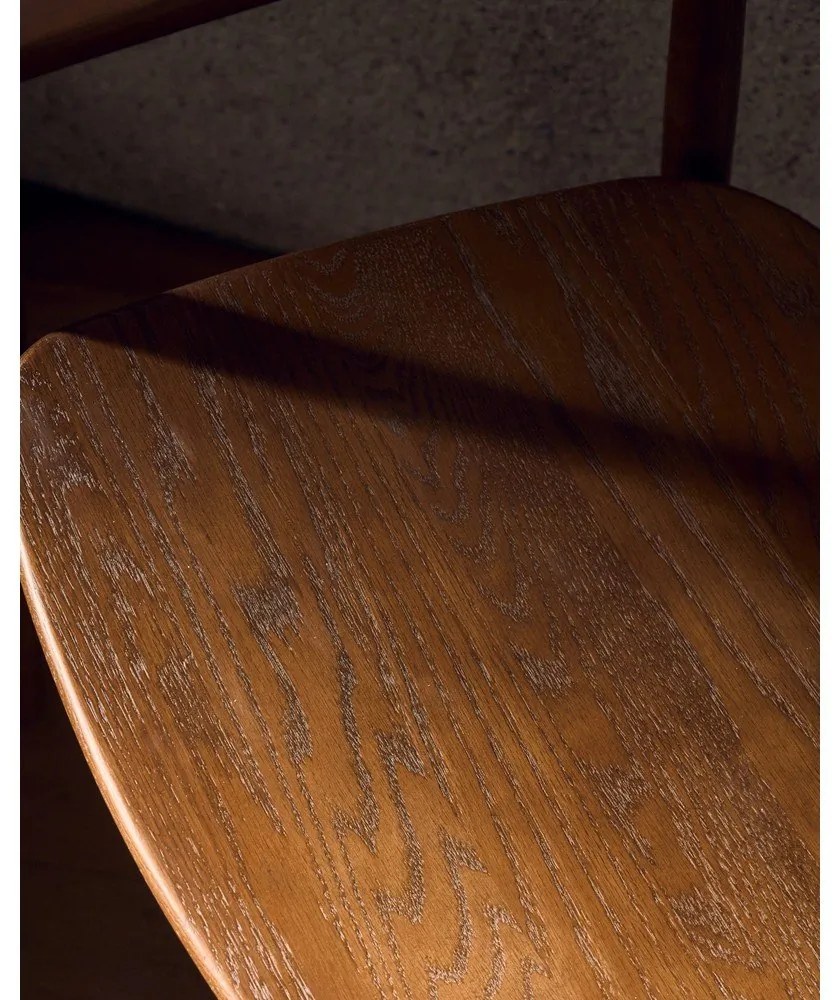 Barna tölgyfa étkezőszék Fondes – Kave Home