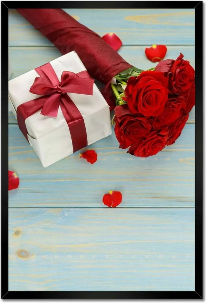 Poszterek keretben 40x60 Nőnap Ajándék Love