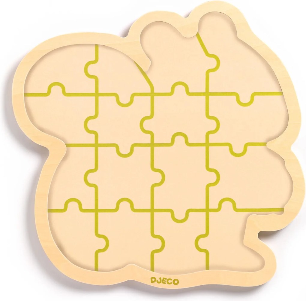 Fa puzzle - Mókus, 16 db-os - Puzzlo Nut