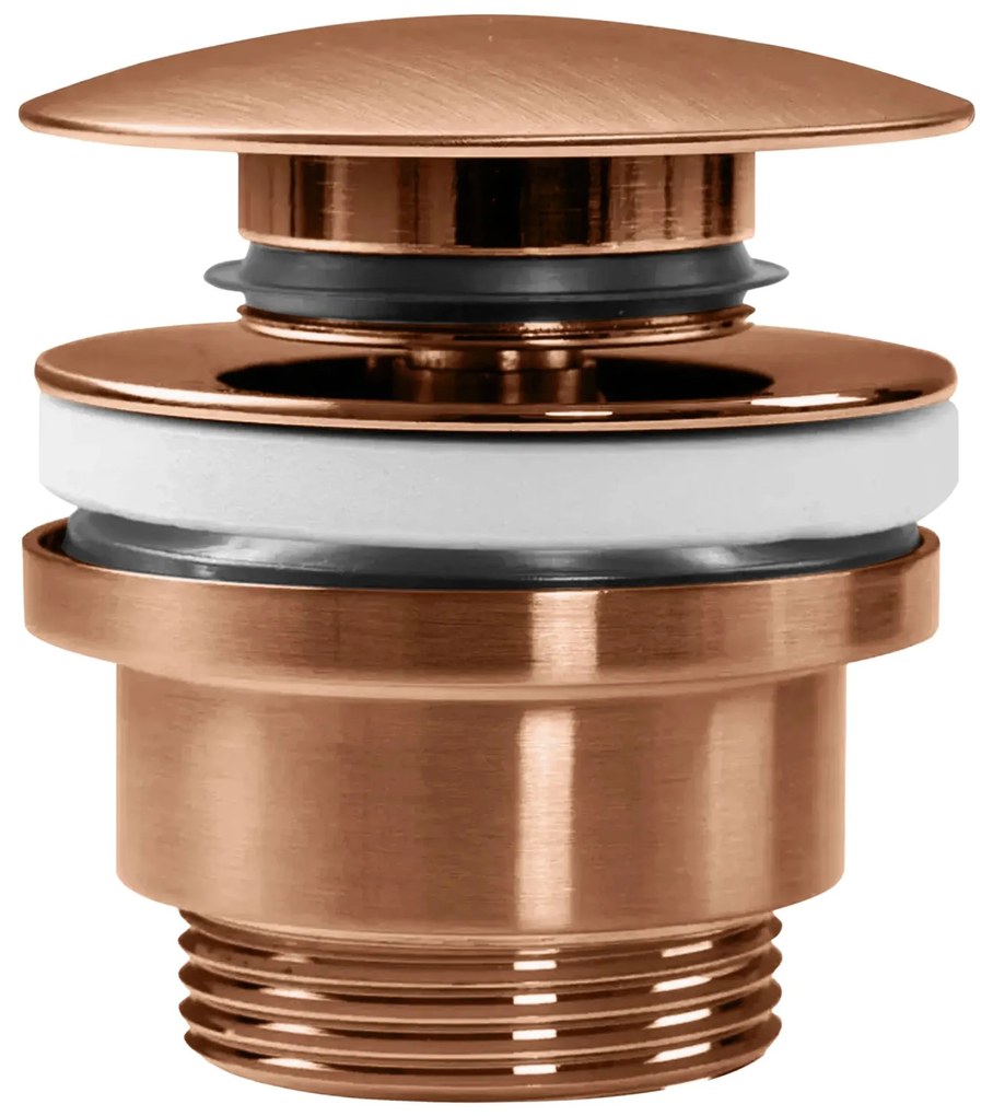 Rea Rea, univerzális mosdó leeresztő csavar, ClickClack típusú, réz matt, REA-A5632
