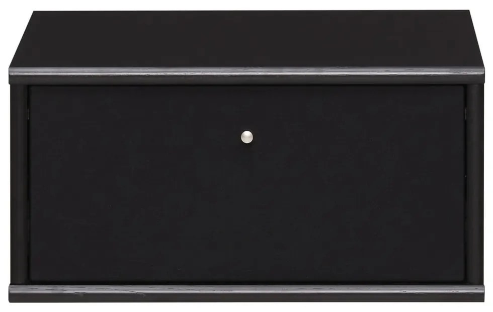 Fekete függő éjjeliszekrény Mistral - Hammel Furniture