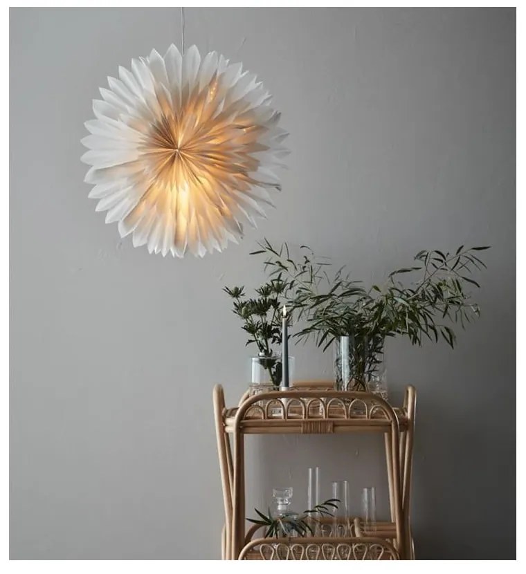 Szürke függő karácsonyi fénydekoráció Solina – Markslöjd