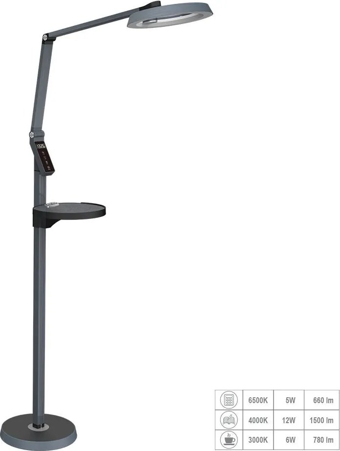 Prezent SALSA 31220 Állólámpa 1x15W/LED 735lm IP20