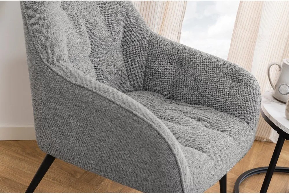 Szürke fotel Brooke – Actona