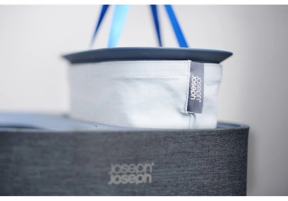 Antracitszürke textil szennyeskosár 2x30 l Tota – Joseph Joseph
