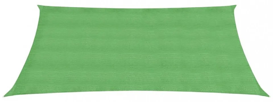 világoszöld HDPE napvitorla 160 g/m² 2,5 x 3 m