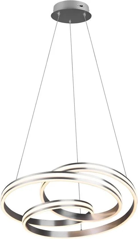 TRIO 326210107 YARA Modern Led Függesztett Lámpa Ezüst LED IP20