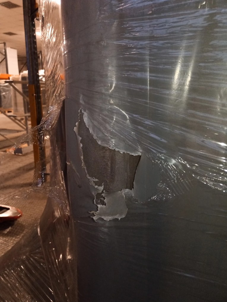 AKCIÓ Krémszínű kihúzható sarokkanapé ZENA, kétoldalas II. osztály