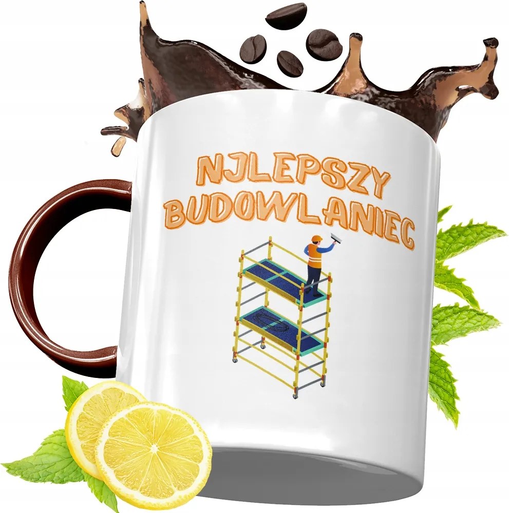 Bordó Bögre Építőknek Születésnapi Ajándék fényképes nyomtatással