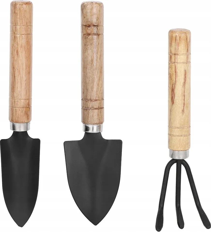 Kerti Szerszám Készlet 3 Részes Lapát Gereblye Villa Karom