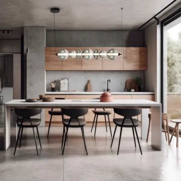 LED Csillár zsinóron DAPHNE LED/40W/230V szürke