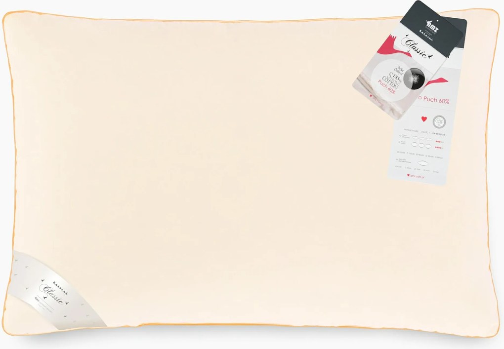 Pehelypárna 60% 40x60 Libapehely 350g krémszínű