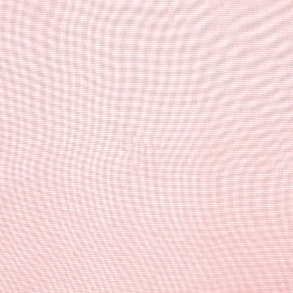2 db világos rózsaszínű fátyolfüggönyök hurokkal 140x245 cm