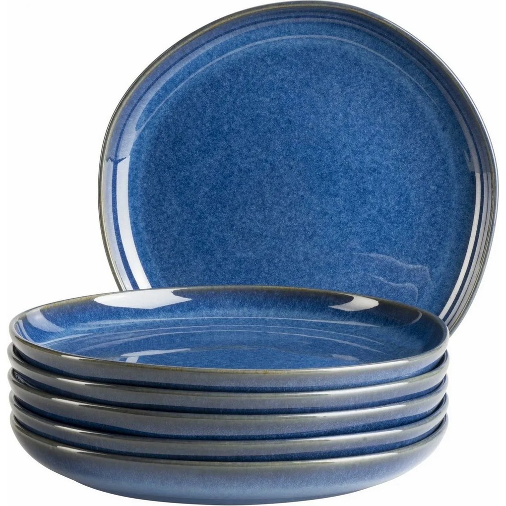 Mäser Cordelia Royal Blue desszert tányér szett,22 cm, 6 db