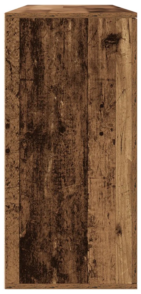 2 db oldalnézet régi fa 79x38x80 cm mérnöki fa