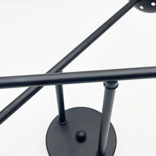 Brilagi - MALIVA felületre szerelhető csillár 4xE14/15W/230V fekete/füstszínű