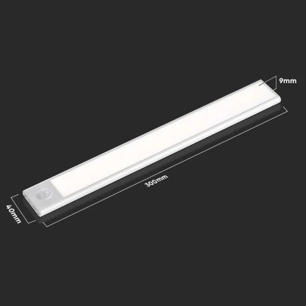 LED alatti lámpa szenzorral LED/1,5W/5V 1500 mAh 3000K