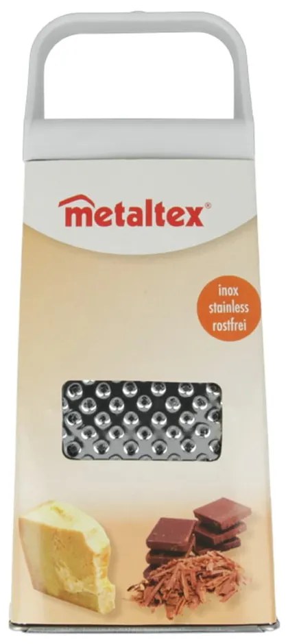 Rozsdamentes kézi reszelő, 23 cm - Metaltex