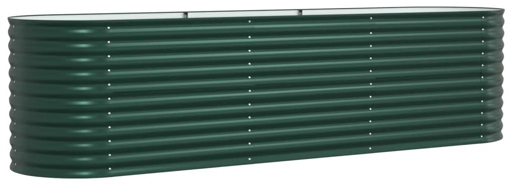 Kerti Magaságy Zöld 320x80x81 cm Horganyzott Acél