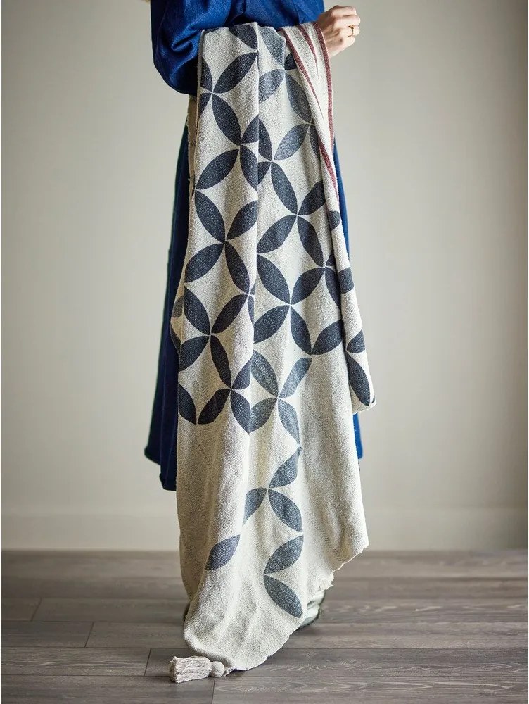 Pamutkeverék takaró 130x155 cm Forma – Bloomingville