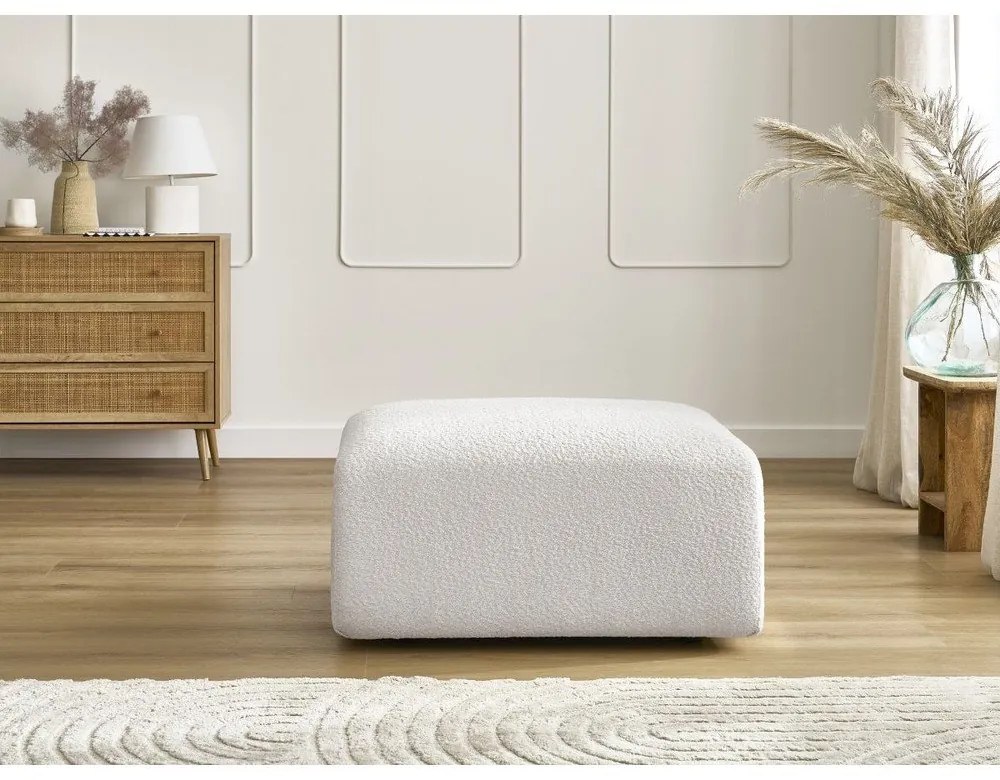 Fehér buklé lábtartó Tina – Bobochic Paris