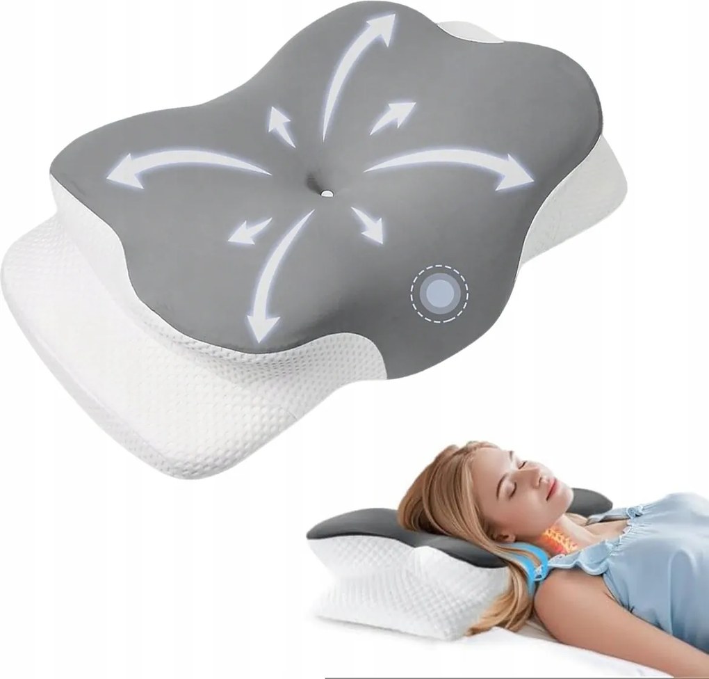 Profilozott Párna Ortopédiai Memóriahab Alváshoz Ergonómikus