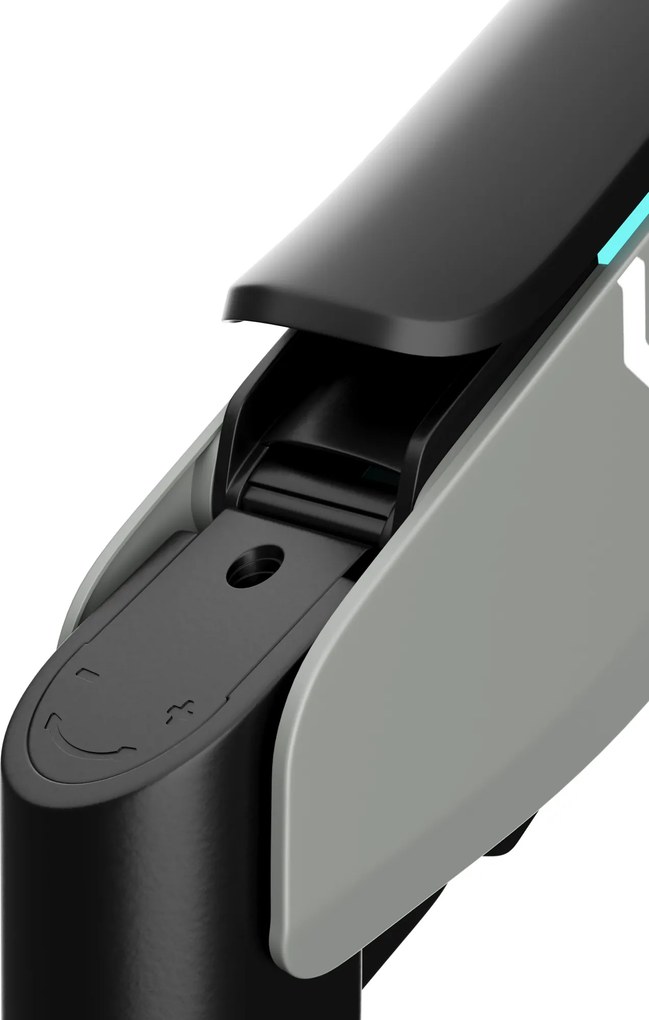 Dupla monitortartó 35" RGB, szürke-fekete: Diablo X-Arm Dual