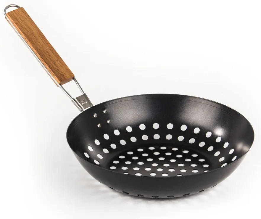 G21 grillező eszköz - grillserpenyő kerek tapadásmentes felülettel