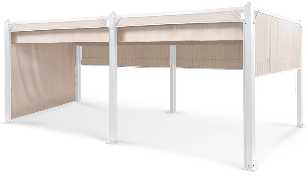 Pantheon Cortina, pavilon, tetővel, 3x6 m, 4 oldalrész