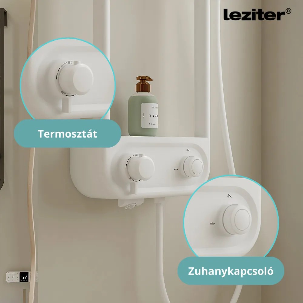Tropic digitális zuhanyszett termosztátos csapteleppel
