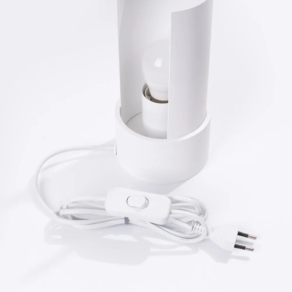 Fehér asztali lámpa (magasság 21 cm) Aurea – Sollux