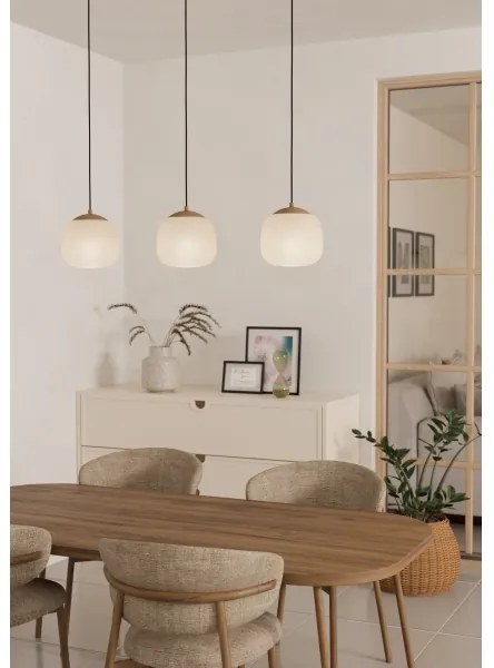 Eglo 900894 - Csillár zsinóron COMINIO 3xE27/40W/230V