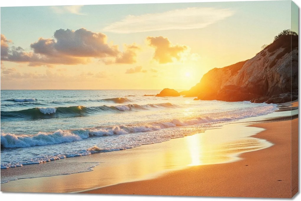 Vászonkép 120x80cm Hálószoba Nappali Panoráma Strand 2