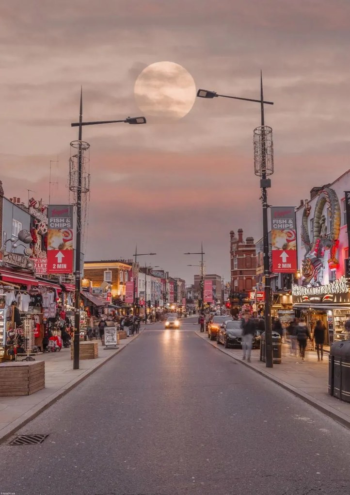 Poszter 42x59,4cm Camden főutca, Assaf Frank