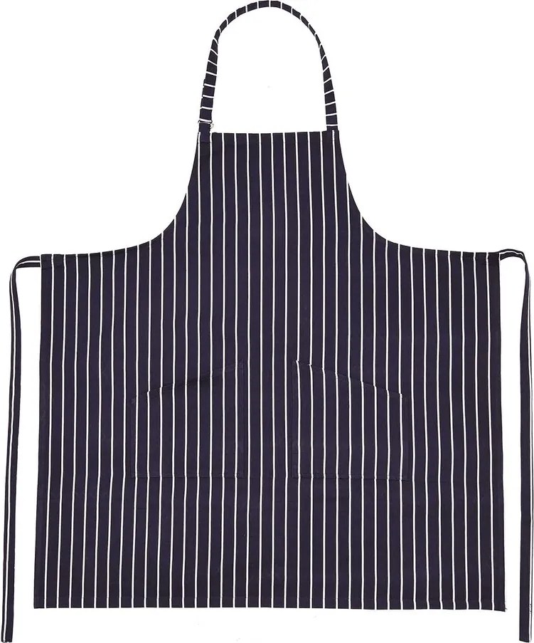 BUTCHERSTRIPE kötény kék 100cm