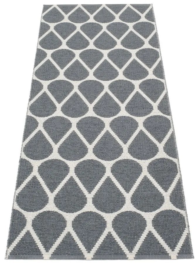 Sötétszürke kültéri-beltéri futószőnyeg 70x200 cm Otis Granit – Pappelina