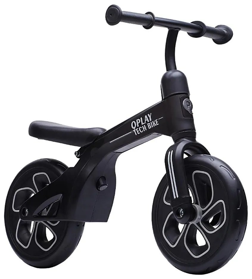 QPlay - TECH futóbicikli fekete
