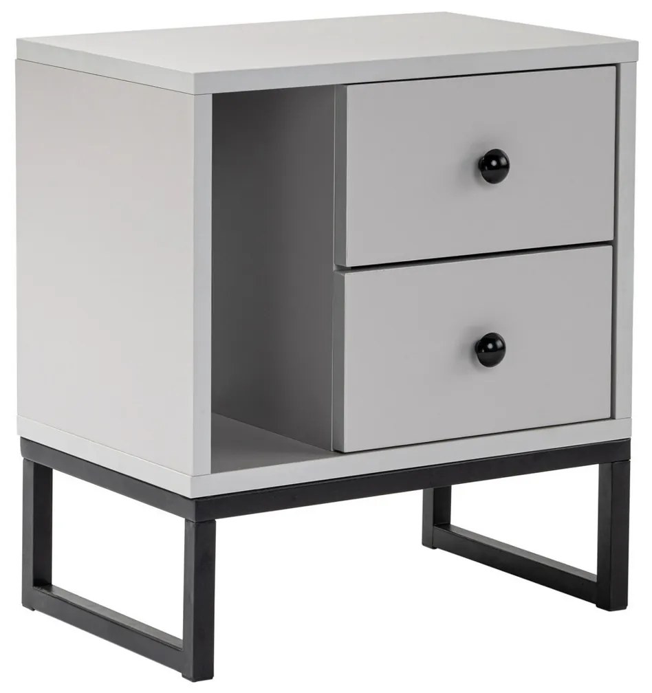 Éjjeliszekrény Glimmer Grey