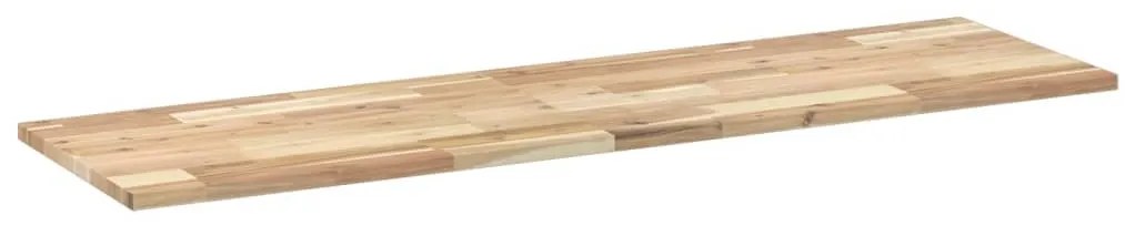 kezeletlen tömör akácfa függőpolc 120 x 40 x 2 cm