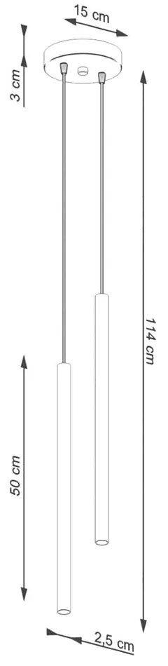 Zöld függőlámpa ø 15 cm Fideus – Sollux