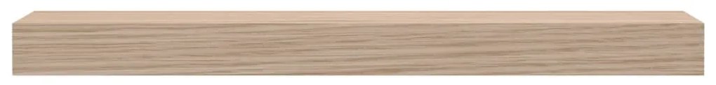 2 db szerelt fa függőpolc 50 x 23,5 x 4 cm
