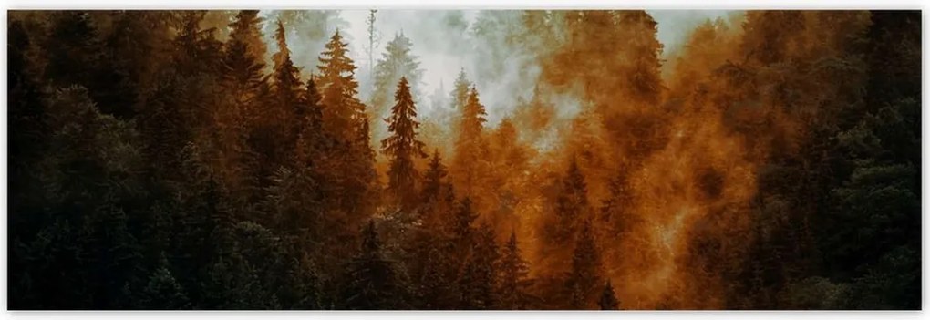 Poszterek 200x66 Őszi táj Hegyek