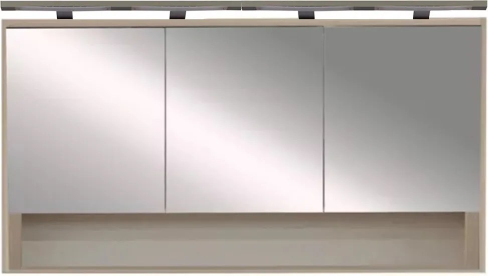 Luna 120 felső tükrös szekrény, Rauna szil