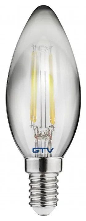 Meleg fehér szálas izzó E14, 4 W – GTV